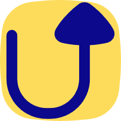 Triangle Arrow Turn Up Right Icon from Flex Pop Set