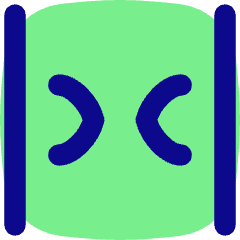 Tailless Line Arrow Shrink Horizontal 2 Icon from Flex Pop Set