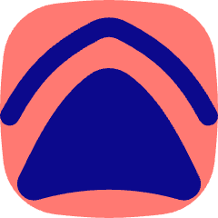 Double Tailless Triangle Arrow Up Icon from Flex Pop Set