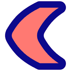 Chevron Arrow Left Icon from Flex Pop Set