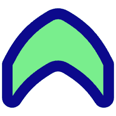 Chevron Arrow Up Icon from Flex Pop Set