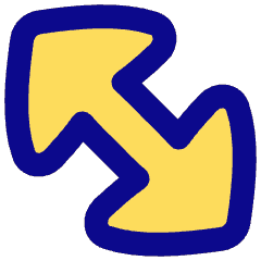 Thick Arrow Diagonal Large 2 Icon from Flex Pop Set