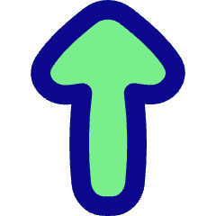 Thick Arrow Up Icon from Flex Pop Set
