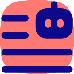 Ai Generate Text Robot Icon from Flex Pop Set