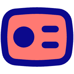 Business Card Icon from Flex Pop Set