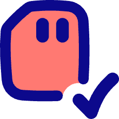 Sd Card Check Validate Icon from Flex Pop Set