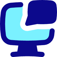 Desktop Chat Icon from Flex Pop Set