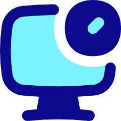 Desktop Time Icon from Flex Pop Set