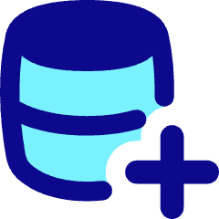 Database Add 1 Icon from Flex Pop Set