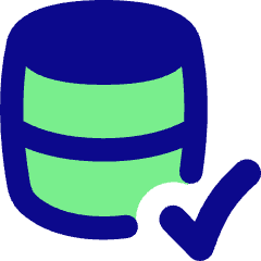 Database Check Icon from Flex Pop Set