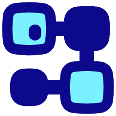 Database Crypto Blockchain Icon from Flex Pop Set