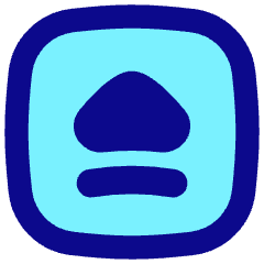 Eject Square Icon from Flex Pop Set