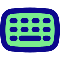 Keyboard Wireless Icon from Flex Pop Set