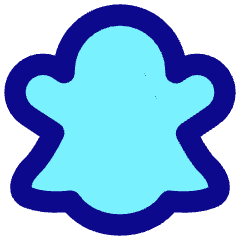 Snapchat Logo Icon from Flex Pop Set