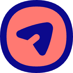 Telegram Logo Icon from Flex Pop Set