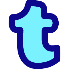 Tumblr Logo Icon from Flex Pop Set
