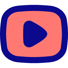 Youtube Logo Icon from Flex Pop Set