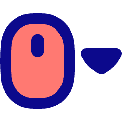 Mouse Move Down Icon from Flex Pop Set