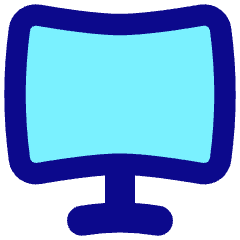 Screen Curve Icon from Flex Pop Set