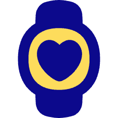 Watch Circle Heartbeat Monitor 1 Icon from Flex Pop Set