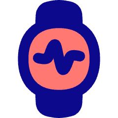 Watch Circle Heartbeat Monitor 2 Icon from Flex Pop Set