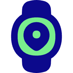 Watch Circle Location Icon from Flex Pop Set
