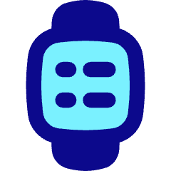 Watch Square Menu Icon from Flex Pop Set