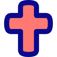 Christian Cross 1 Icon from Flex Pop Set