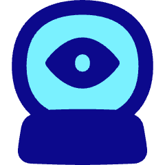 Fortune Telling Sphere Icon from Flex Pop Set