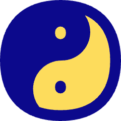 Yin Yang Symbol Icon from Flex Pop Set
