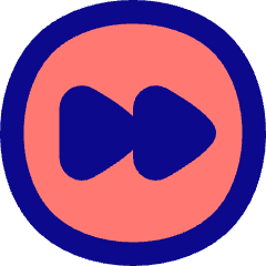 Button Fast Forward Circle 1 Icon from Flex Pop Set