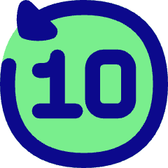 Button Go Backward 10 Icon from Flex Pop Set