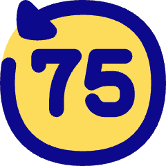 Button Go Backward 75 Icon from Flex Pop Set