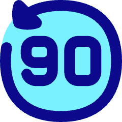 Button Go Backward 90 Icon from Flex Pop Set