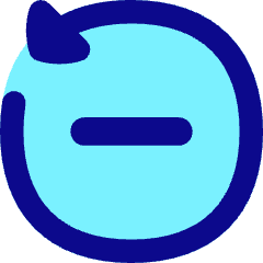Button Go Backward Icon from Flex Pop Set