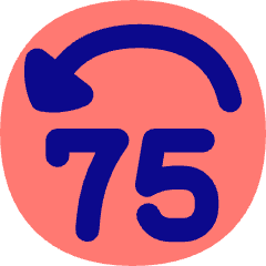 Button Jump Backward 75 Icon from Flex Pop Set