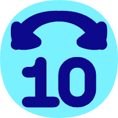 Button Jump Forward 10 Icon from Flex Pop Set