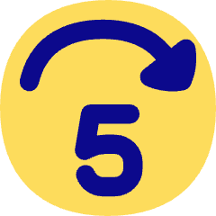 Button Jump Forward 5 Icon from Flex Pop Set
