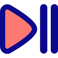 Button Play Pause Icon from Flex Pop Set