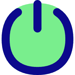 Button Power 1 Icon from Flex Pop Set