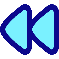 Button Rewind 1 Icon from Flex Pop Set