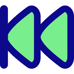 Button Rewind 2 Icon from Flex Pop Set