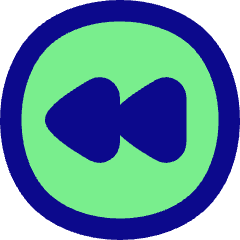 Button Rewind Circle 1 Icon from Flex Pop Set