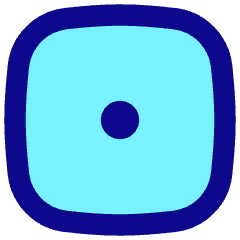 Dice 1 Icon from Flex Pop Set