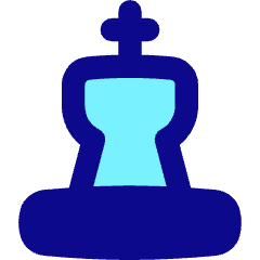 Chess King Icon from Flex Pop Set