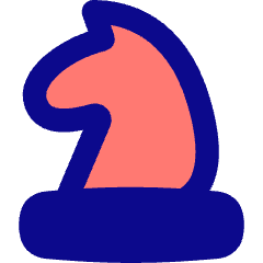 Chess Knight Icon from Flex Pop Set