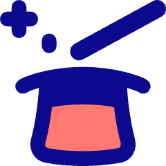 Show Hat Magician Icon from Flex Pop Set
