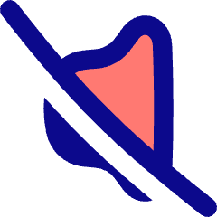 Volume Off Icon from Flex Pop Set