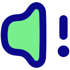 Volume Warning Icon from Flex Pop Set