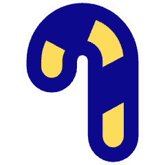 Candy Cane Icon from Flex Pop Set